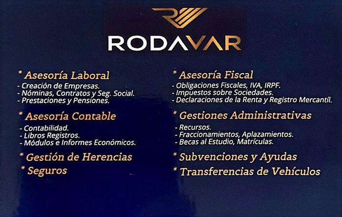 resumen servicios Rodavar Asesores